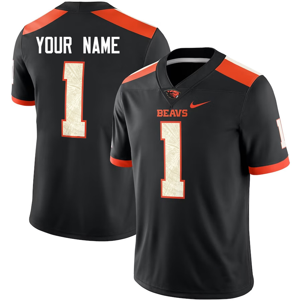 Personalized Oregon State Beavers Jersey Best Football Gifts-1
