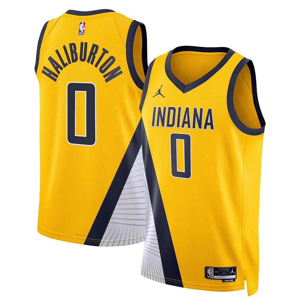 Personalized Pacers NBA Finals Merch Indiana Pacers Tyrese Haliburton Swingman Jersey Fans Gifts-1