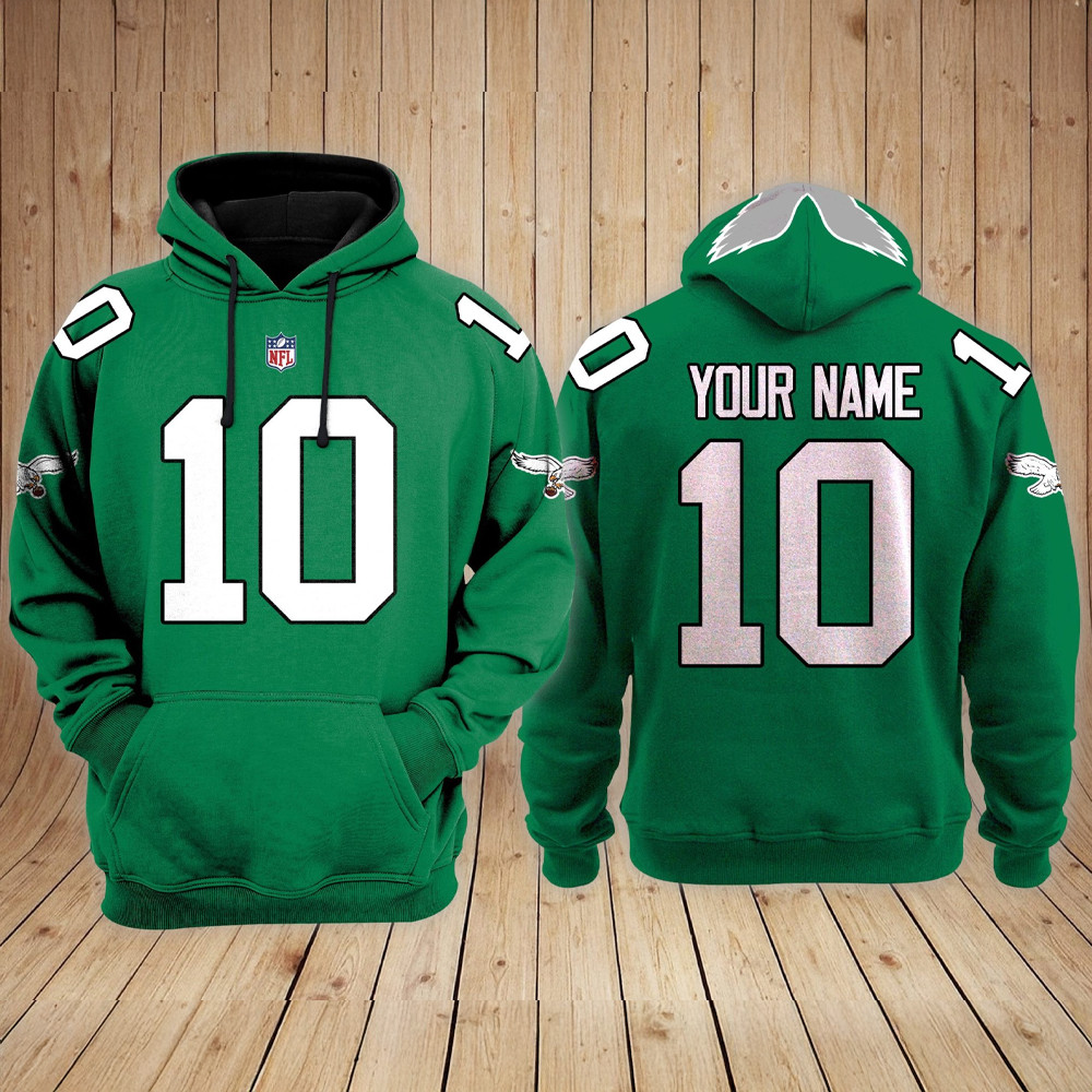 Personalized Philadelphia Eagles 2023 Super Bowl LVII Hoodie Awesome Father's Day Gifts-1