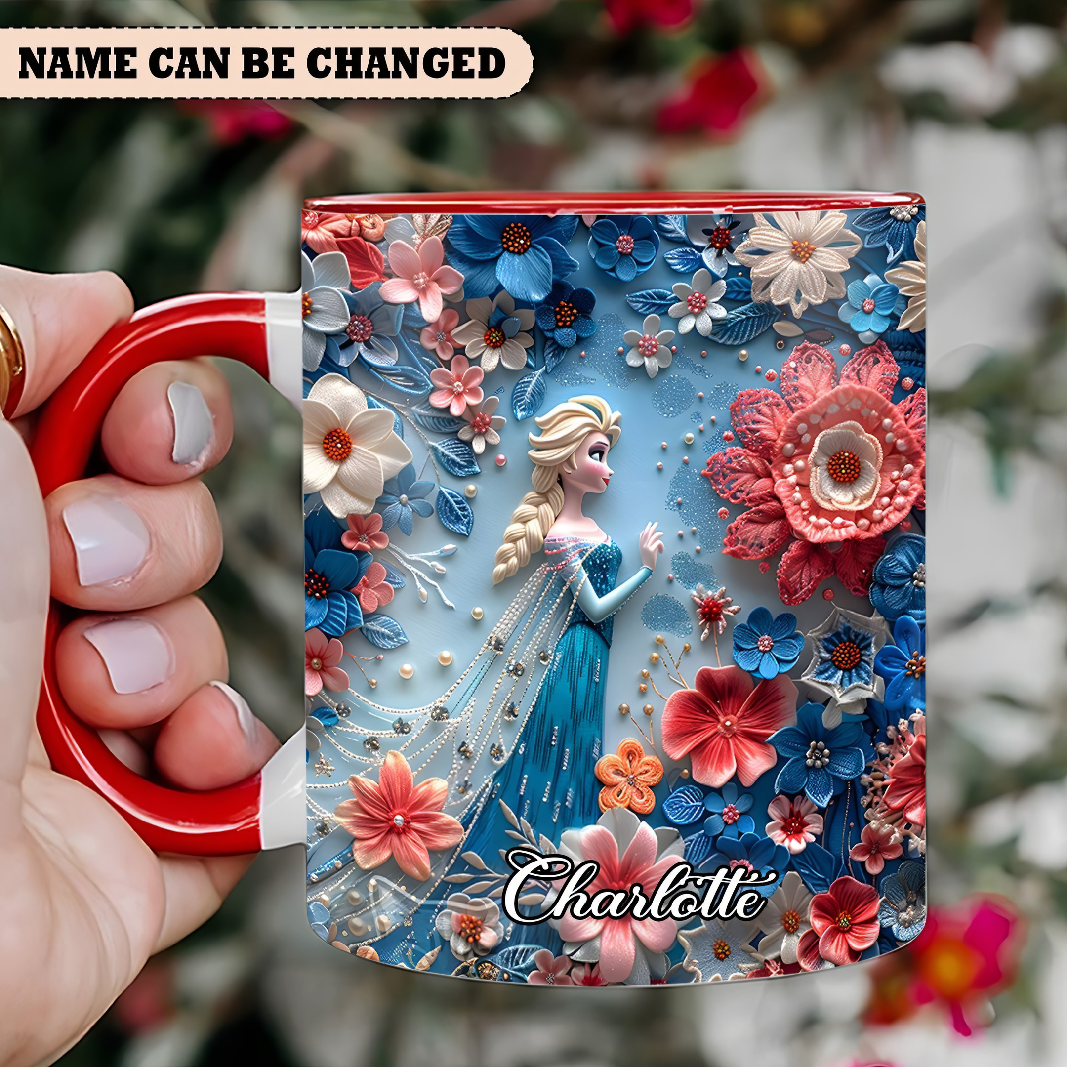 Personalized Princess Of Winter Version 2 Accent Mug Mother's Day Presents Ideas 2025-1