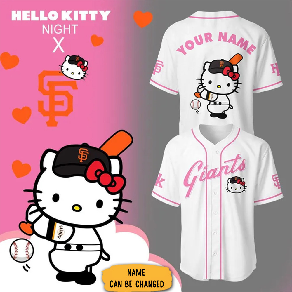 Personalized SF Hello Kitty Game 2025 Jersey Mother's Day Gifts For Fans-1