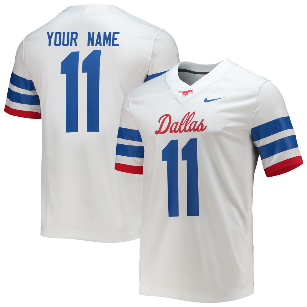 Personalized Smu Mustangs Jersey Fathers Day Gift From Daughter-1