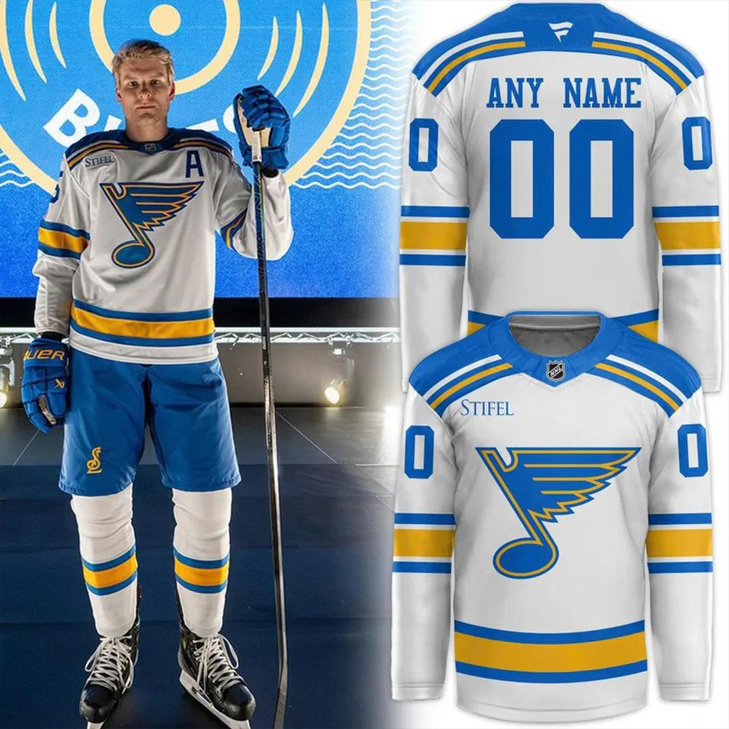 Personalized St Louis Blues Winter Hockey Jersey St Louis Blues Merch Gifts For Fans-1