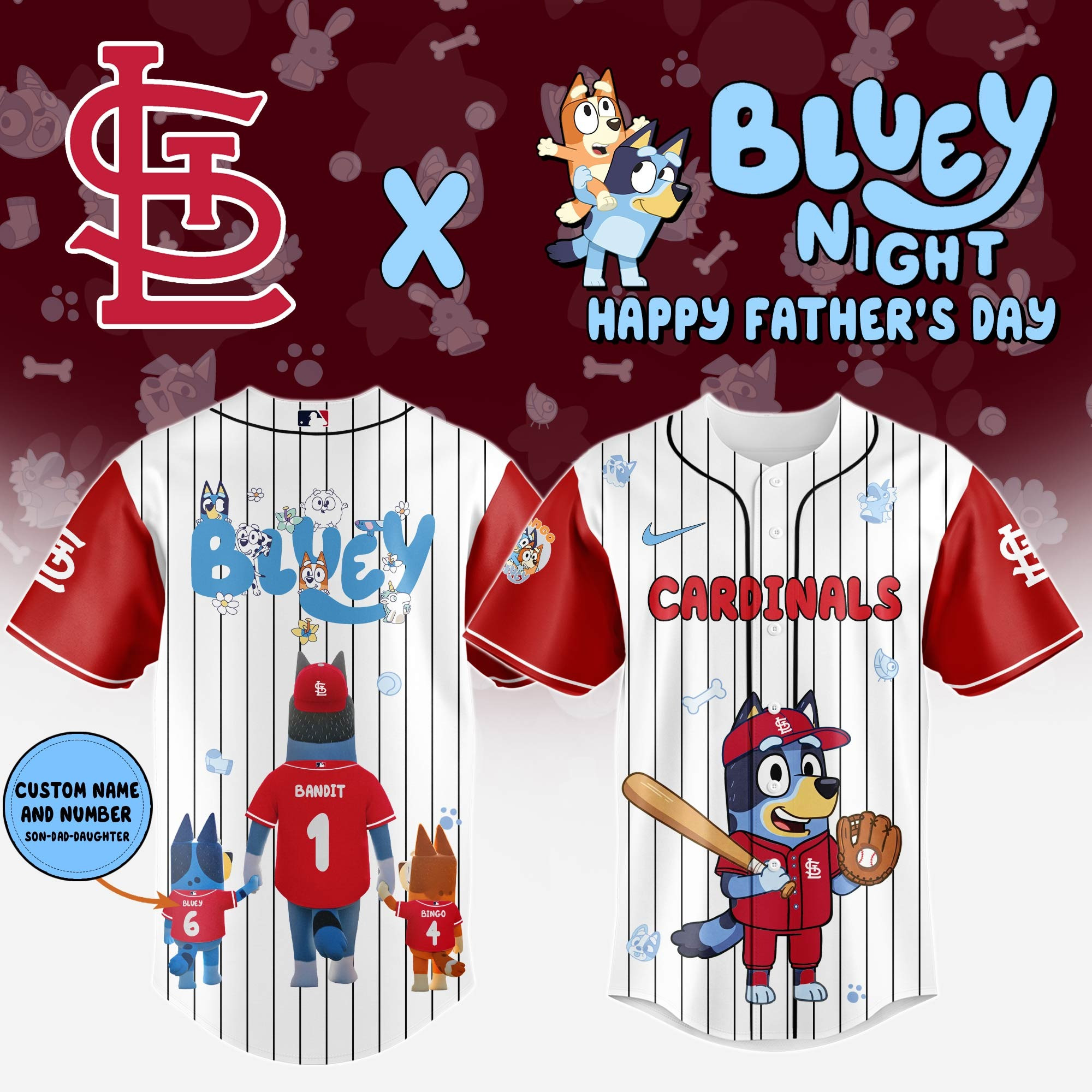 Personalized St.Louis Cardinals Happy Father's Day 2025 Jersey St.Louis Cardinals Merch-1