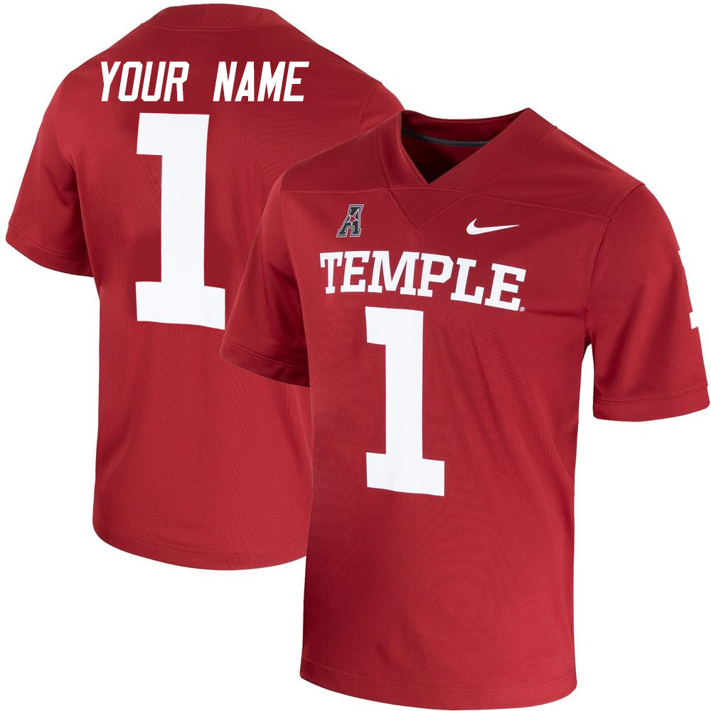 Personalized Temple Owls Jersey Football Gifts For Men-1