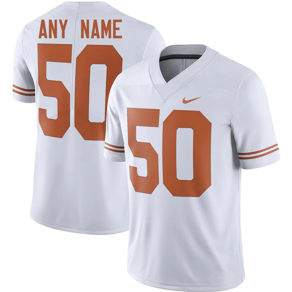 Personalized Texas Longhorns Jersey First Fathers Day Gift Ideas-1
