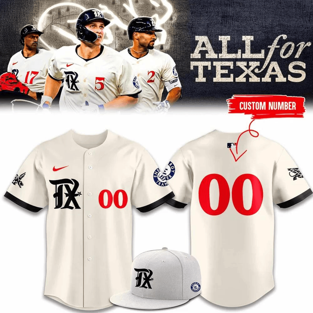 Personalized Texas Rangers City Connect Uniform Baseball Jersey Texas Rangers Merch-1