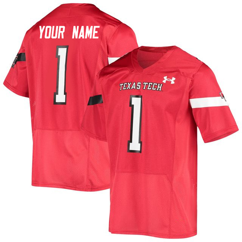 Personalized Texas Tech Red Raiders Jersey Best Gifts For Football Fans-1