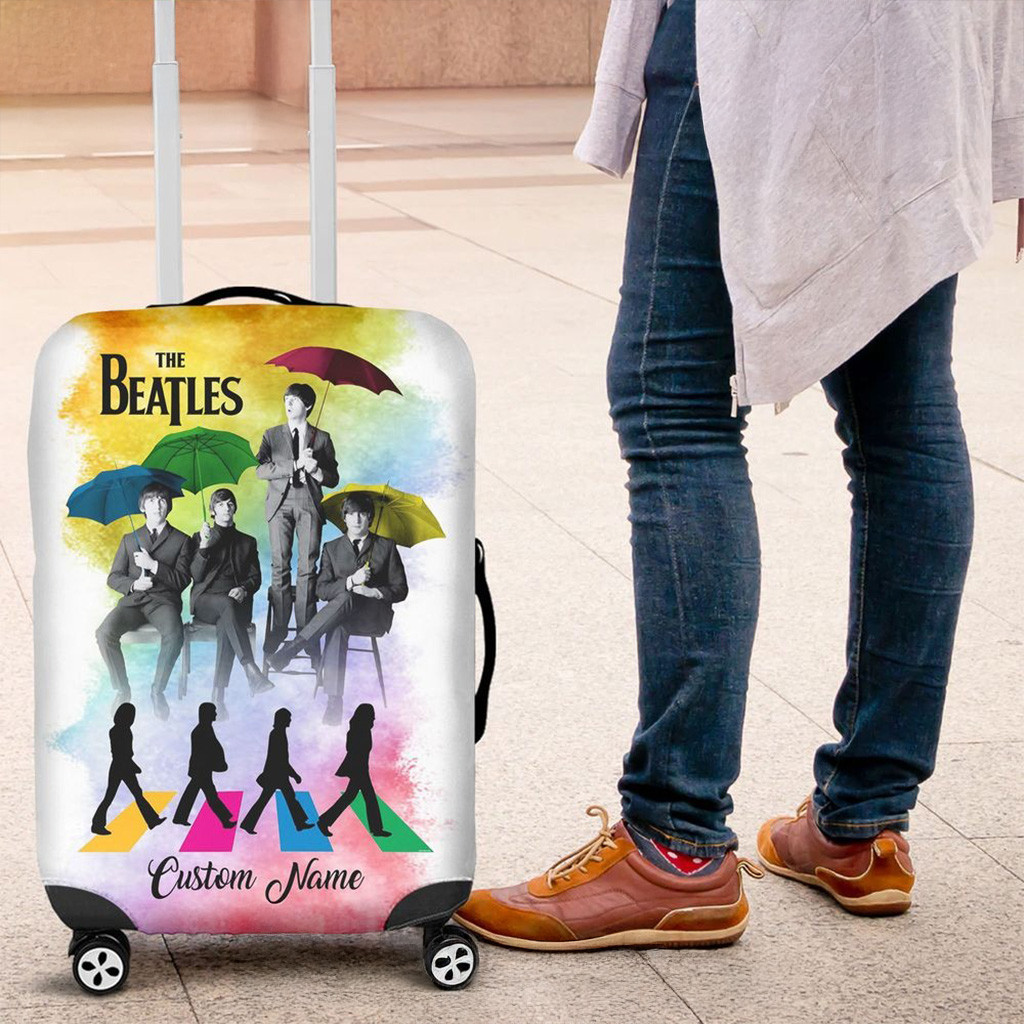 Personalized The Beatles Get Luggage Cover The Beatles Merch Back Gift For Fans-1