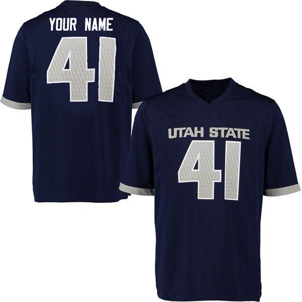 Personalized Utah State Aggies Jersey Best Father's Day Gifts-1