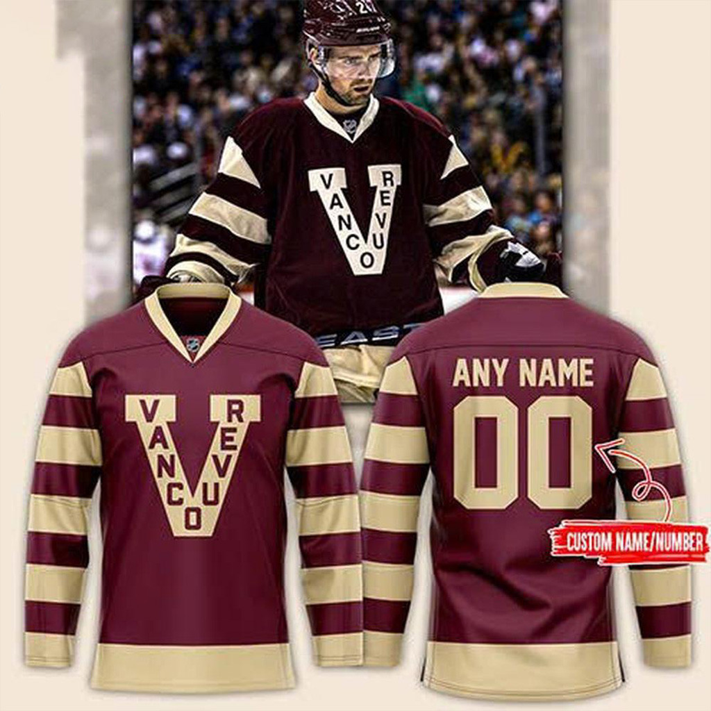 Personalized Vancouver Millionaires 2014 Heritage Hockey Jersey Vancouver Millionaires Merch-1