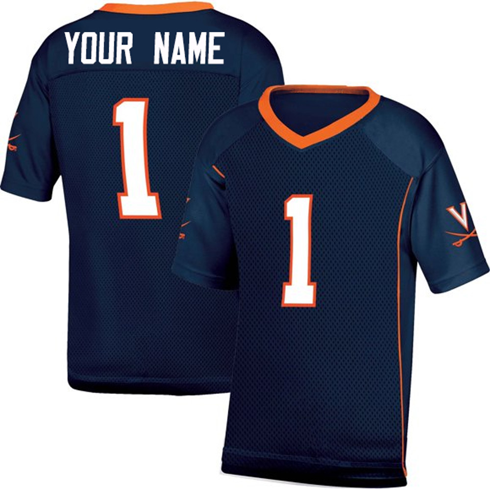 Personalized Virginia Cavaliers Jersey Father's Day Gifts-1