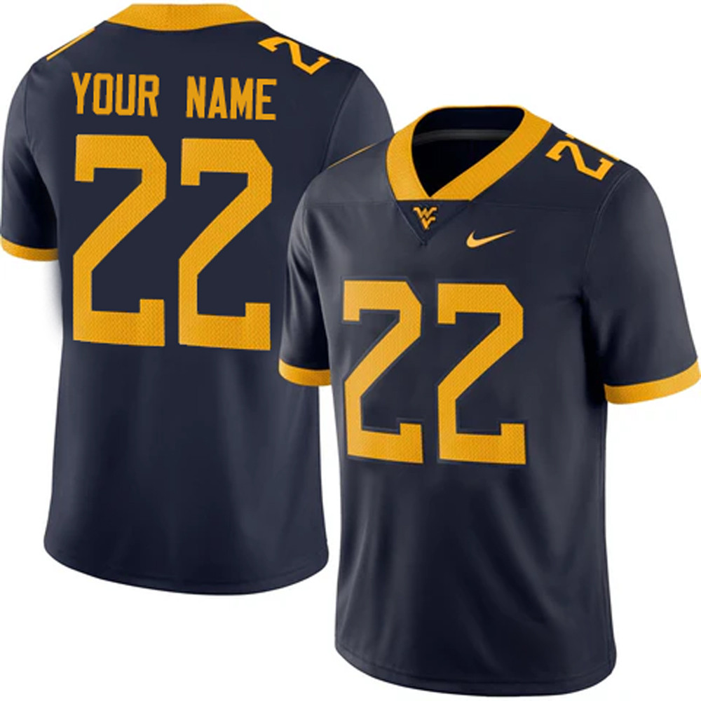 Personalized West Virginia Mountaineers Jersey Best Gifts For Football Fans-1