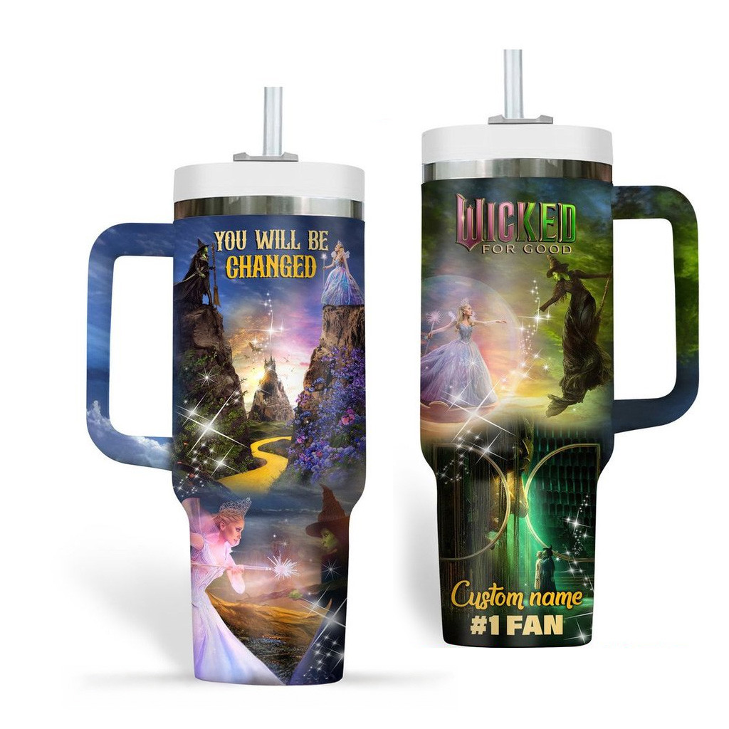Personalized Wicked For Good 2025 Stanley Tumbler Fans Gift For Friends-1