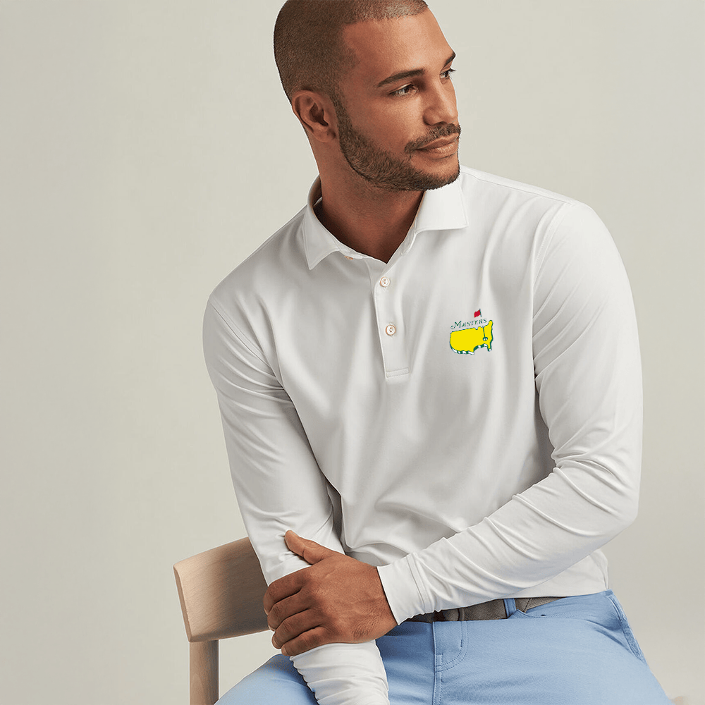 Peter Millar Masters Long Polo Shirt Official Masters Merchandise Gifts For New Golfers-1