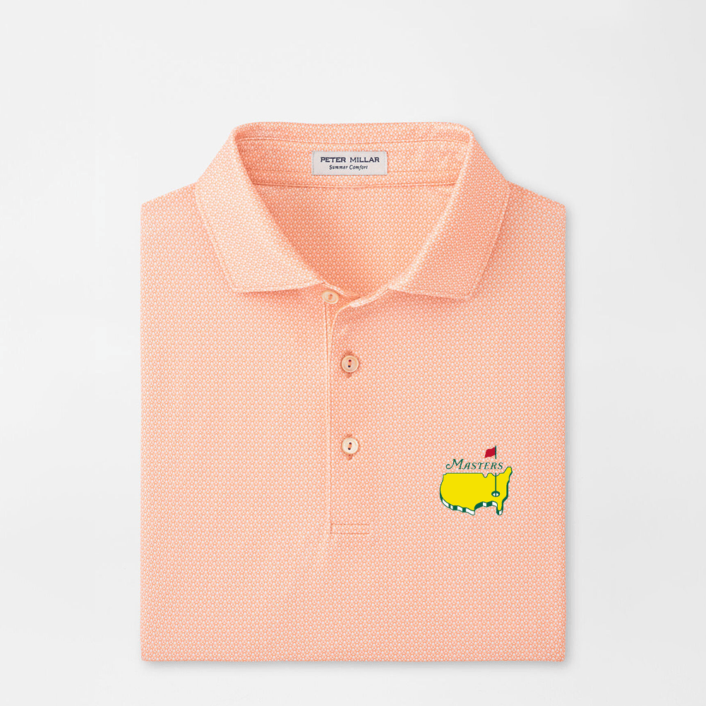 Peter Millar Masters Polo Shirt Orange Official Masters Merchandise Presents For Golf Lovers-1