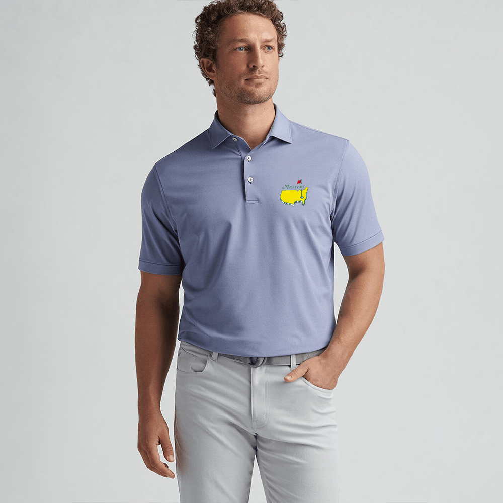 Peter Millar Masters Polo Shirt Purple Official Masters Merchandise Gifts For Men Who Love Golf-1