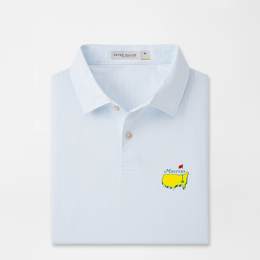 Peter Millar Masters Polo Shirt White Official Masters Merchandise Golf Clothing Gifts For Dad-1