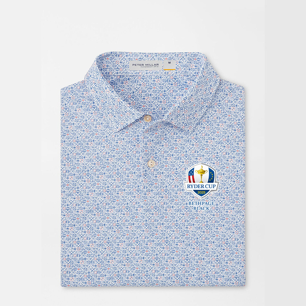 Peter Millar Ryder Cup Polo Shirt 2025 Ryder Cup Merch Best Golf Presents For Dad-1
