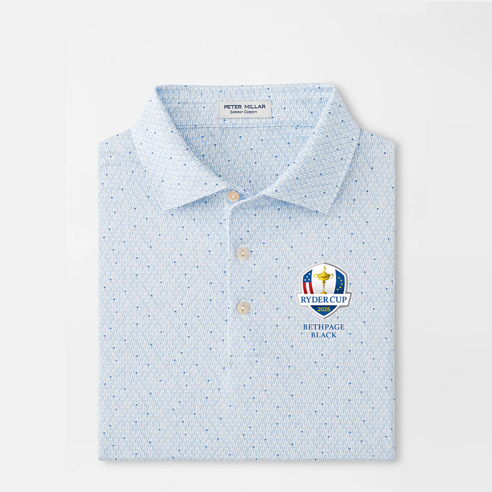 Peter Millar Ryder Cup Polo Shirt 2025 Ryder Cup Merch Cool Golf Gifts For Dad-1