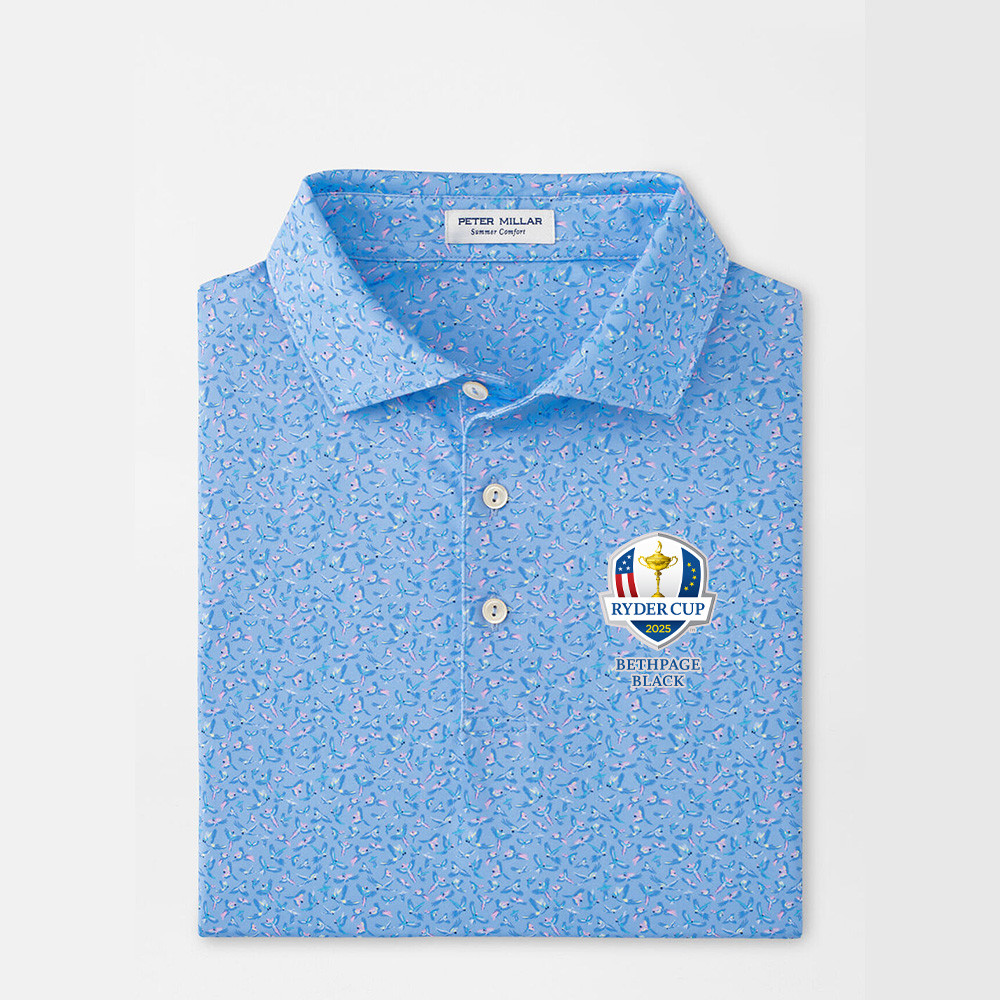 Peter Millar Ryder Cup Polo Shirt 2025 Ryder Cup Merch Father's Day Golf Gift Ideas-1