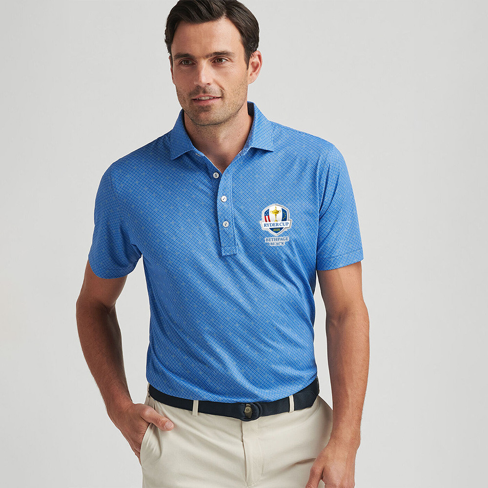 Peter Millar Ryder Cup Polo Shirt 2025 Ryder Cup Merch Golf Apparel Fathers Day Presents-1