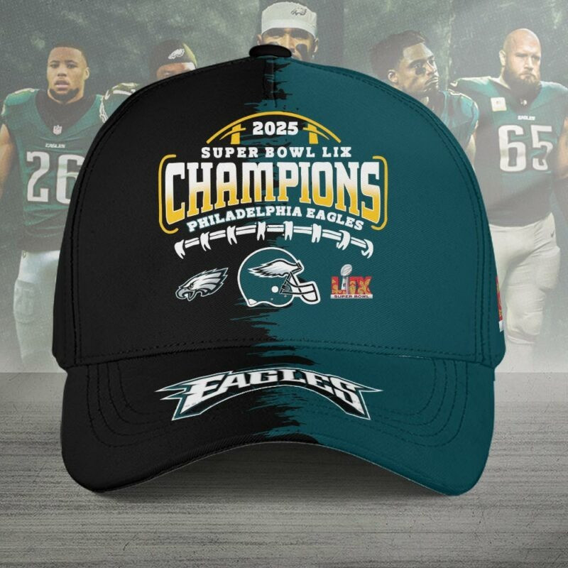 Philadelphia Eagles 2025 Super Bowl LIX Champions Hat For Football Fan NFL Shop-1