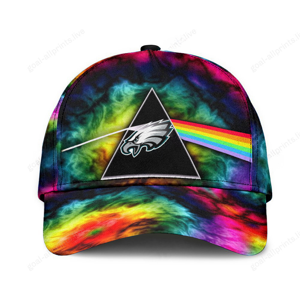 Philadelphia Eagles And Pink Floyd Band Hat Top Father's Day Gifts-1