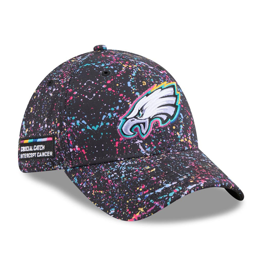 Philadelphia Eagles Crucial Catch NFL Embroidered Hat 2025 Rainbow Eagles Merch Men Gifts-1 Philadelphia Eagles Crucial Catch NFL Embroidered Hat 2025 Rainbow Eagles Merch Men Gifts-1