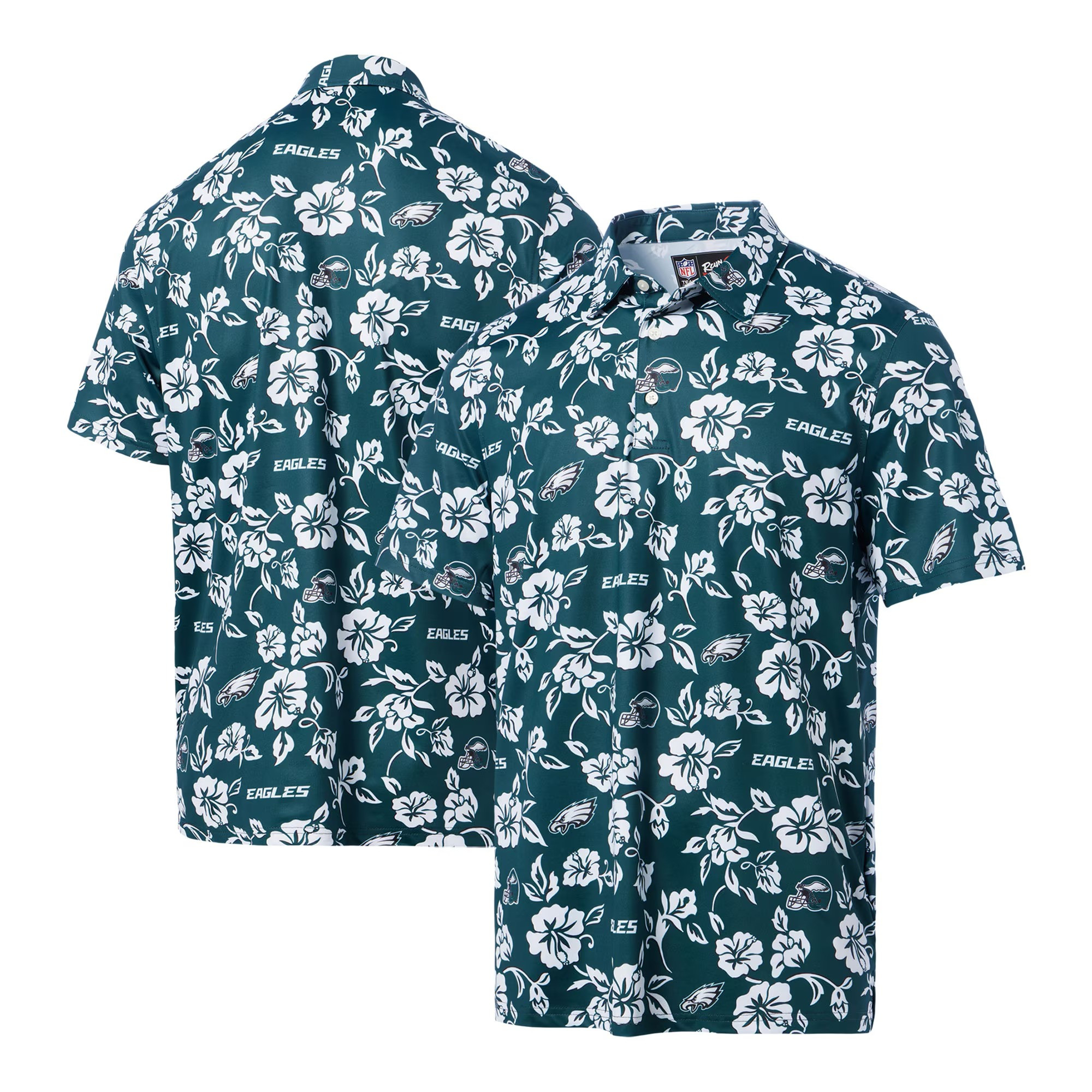 Philadelphia Eagles Hawaiian Shirt NFL Aloha Shirt Good Gifts For Dads For Football Lovers-1