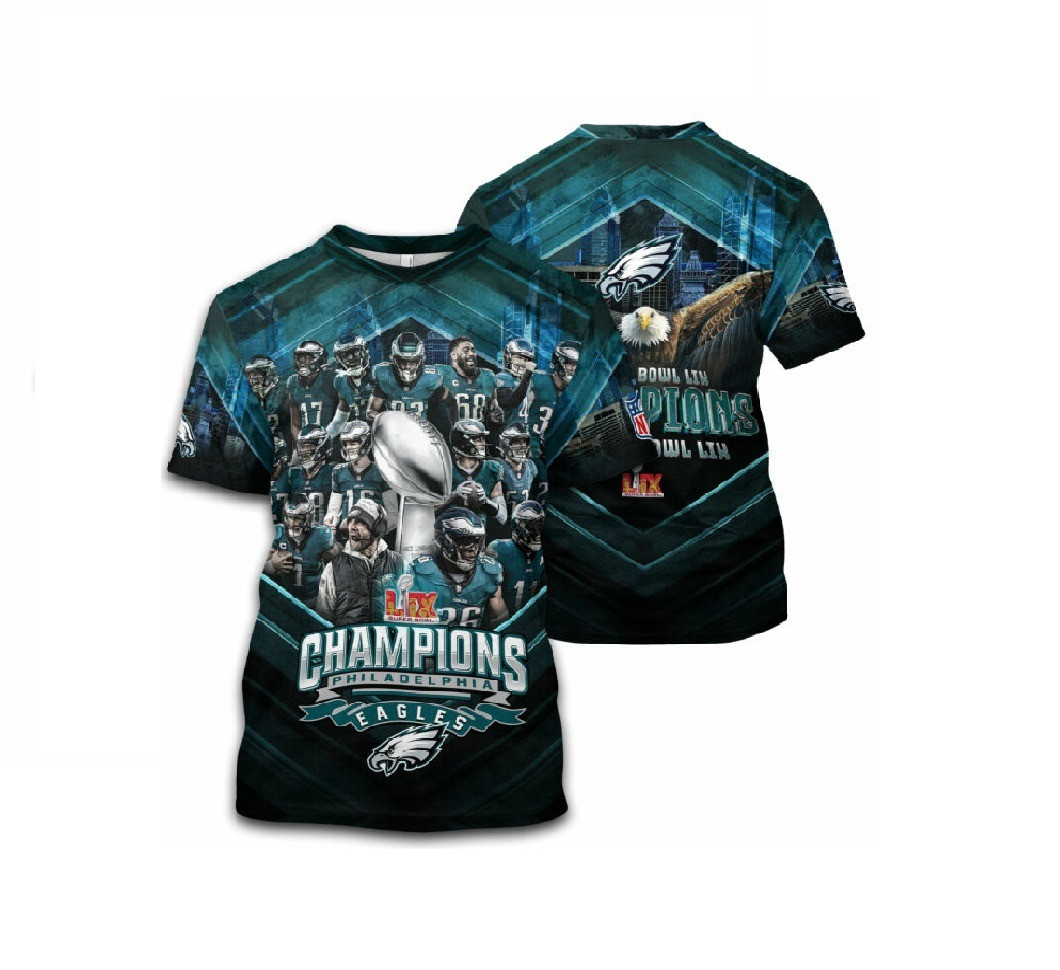 Philadelphia Eagles Super Bowl LIX Champions Shirt Gifts For Football Fan NFL Shop-1