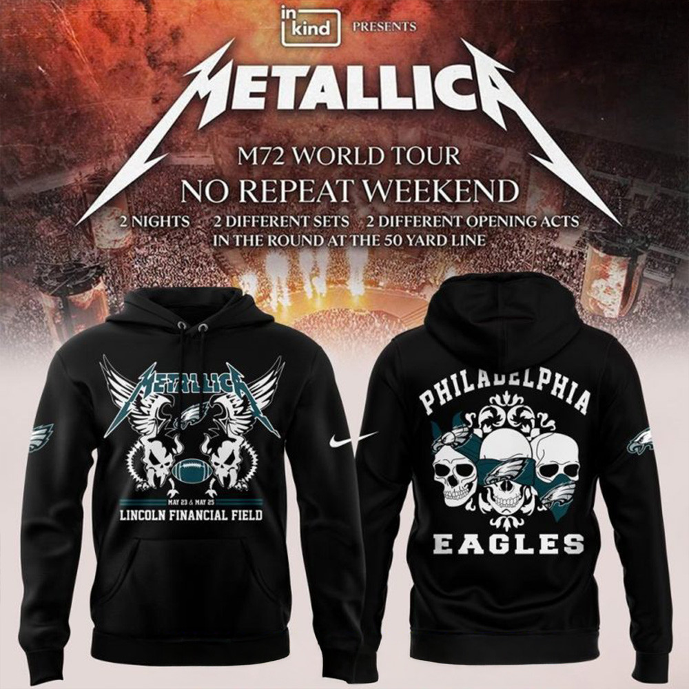 Philadelphia Eagles x M72 World Tour 2025 Special Hoodie Philadelphia Eagles Merch Dad Gifts-1