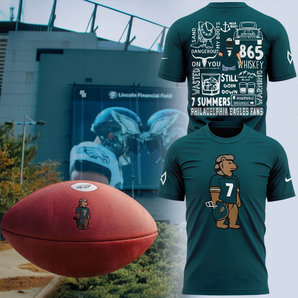 Philadelphia Eagles x Morgan Wallen T-Shirt Eagles Merch Gift Ideas For Football Lovers-1