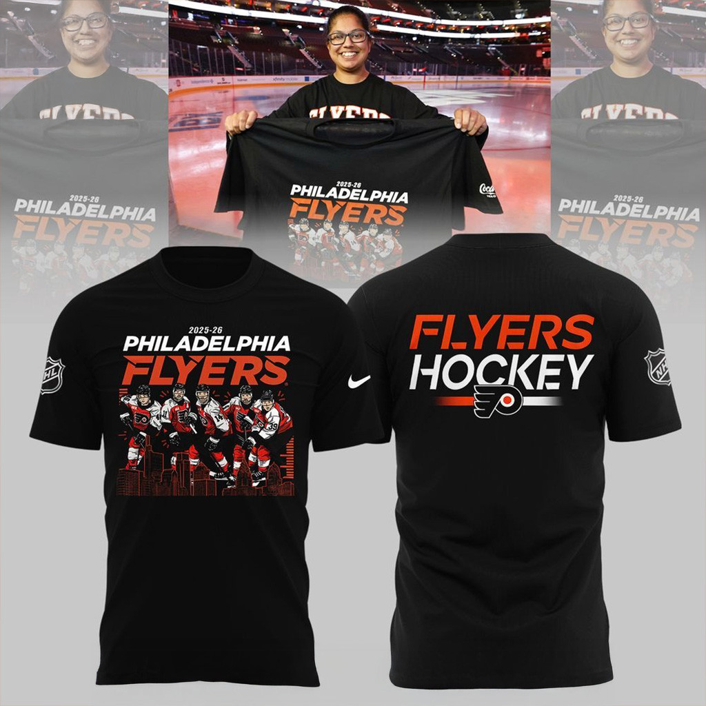Philadelphia Flyers Spirit 2025 T-Shirt Flyers Merch Christmas Gifts For Boyfriend-1