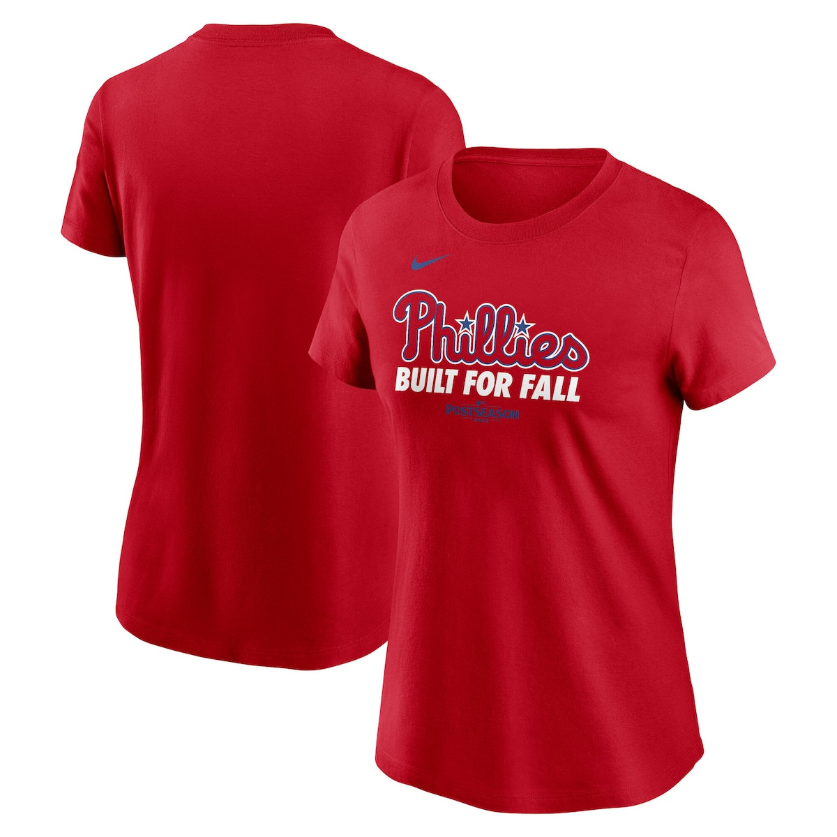 Philadelphia Phillies 2025 MLB Postseason Built For Fall T-Shirt MLB Merch Gift For Her-1