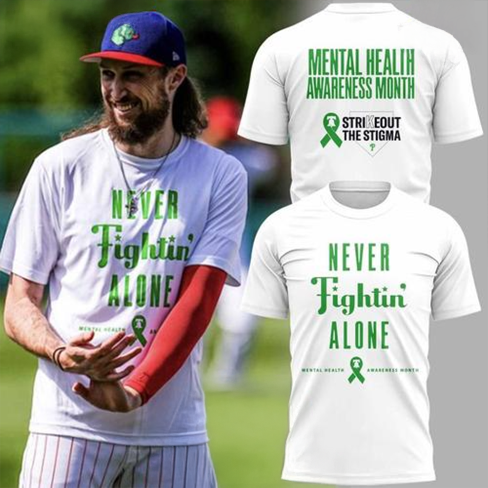 Philadelphia Phillies 2025 Mental Health Awareness Month T-Shirt Philadelphia Phillies Merch-1