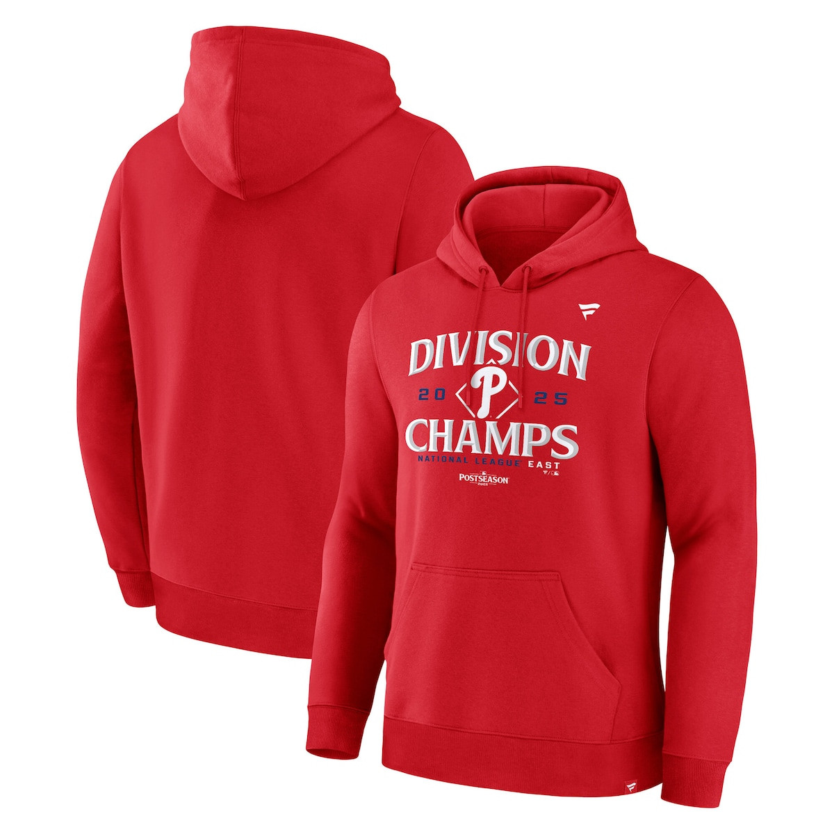 Philadelphia Phillies 2025 NL East Division Champions Locker Room Hoodie Fan Merch-1