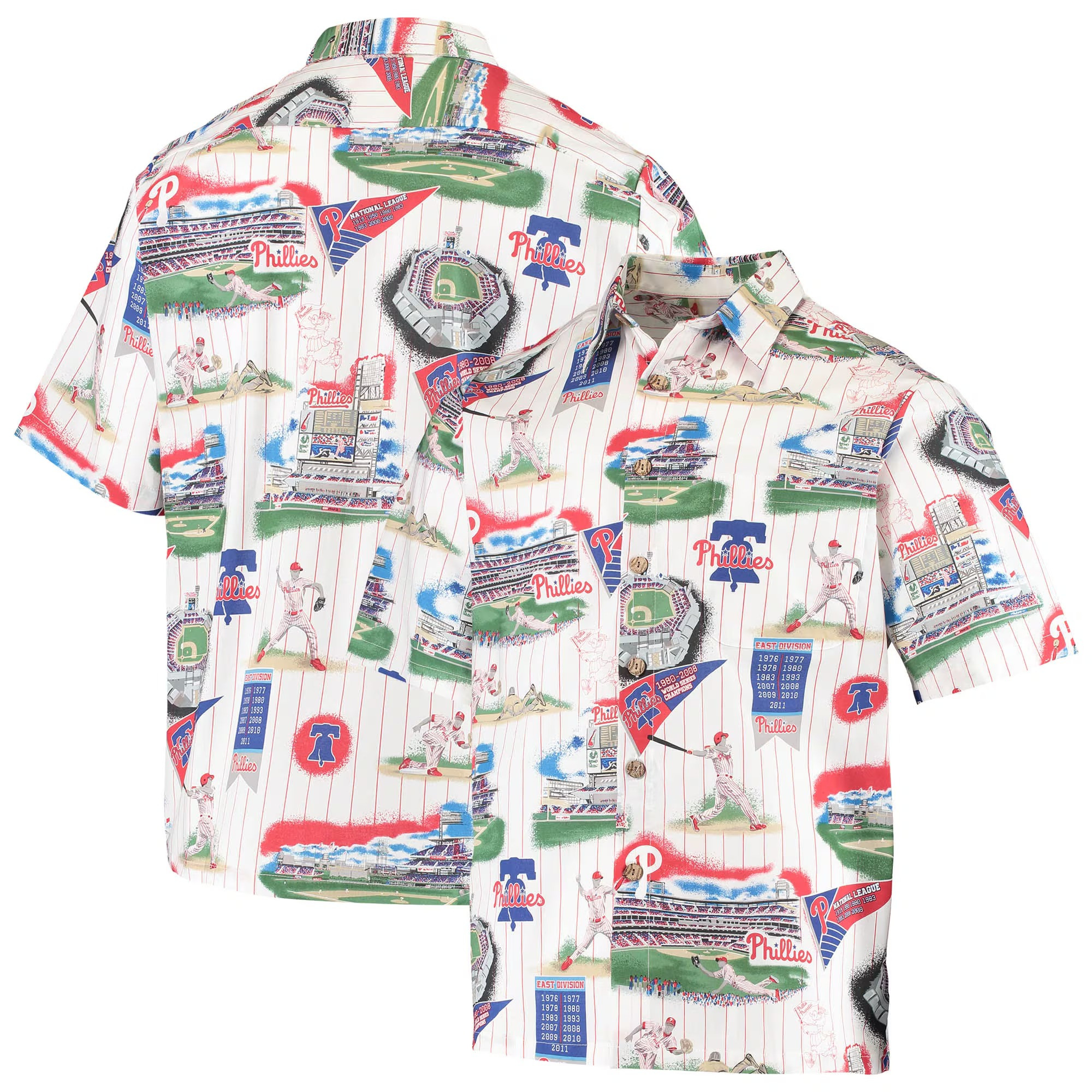 Philadelphia Phillies Hawaiian Shirt MLB Aloha Shirt Top 10 Father's Day Gifts-1