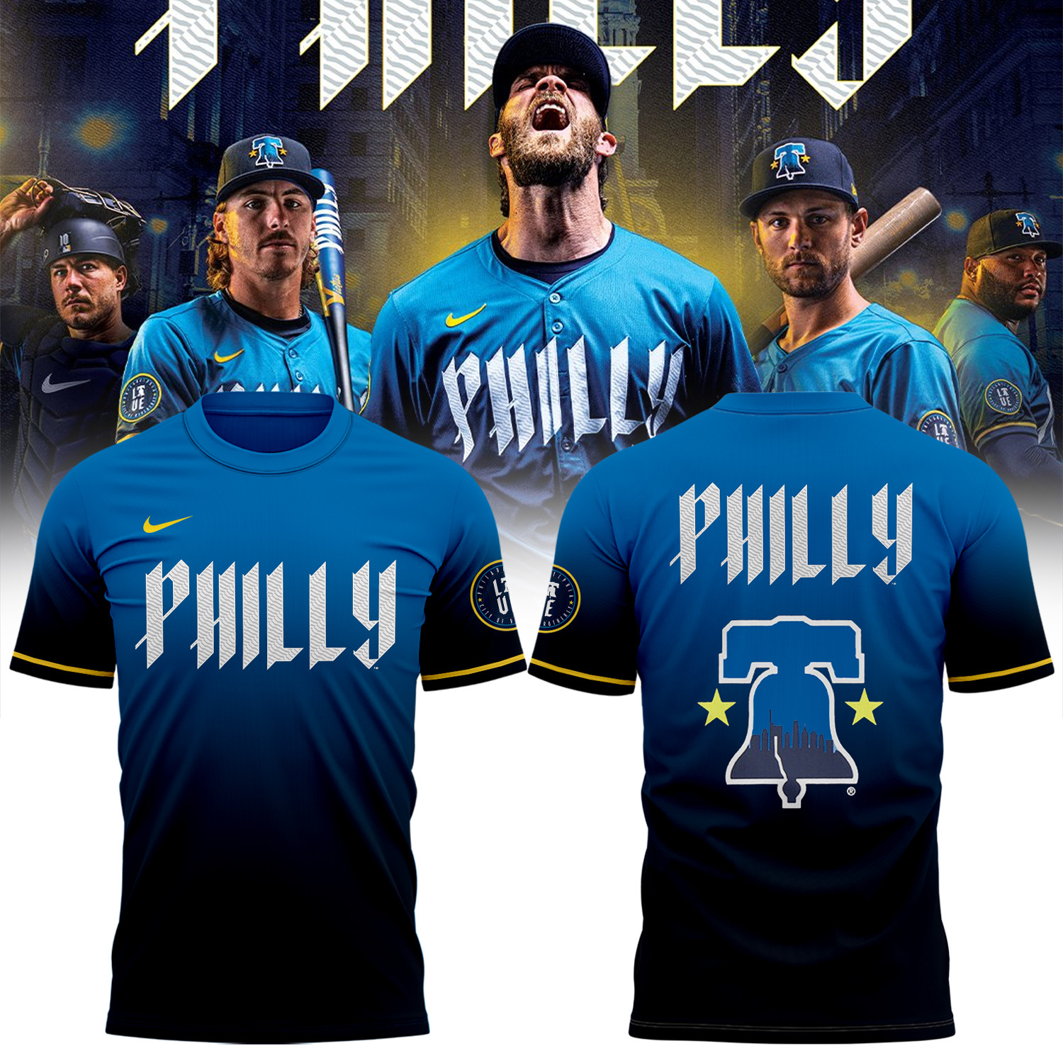 Philadelphia Phillies Mlb 2025 Nike City Connect Limited Tshirt Presents For Football Lovers-1 Philadelphia Phillies Mlb 2025 Nike City Connect Limited Tshirt Presents For Football Lovers-1