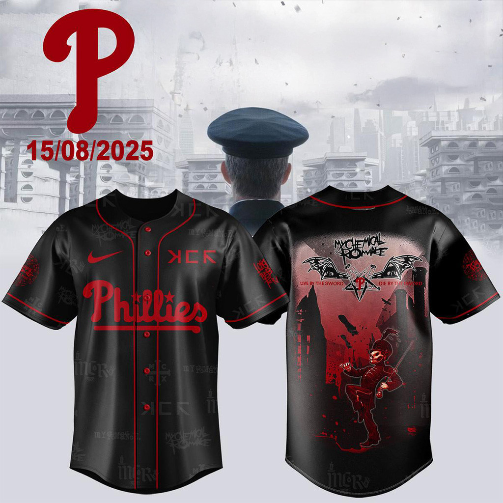 Philadelphia Phillies My Chemical Romance 2025 Jersey-1