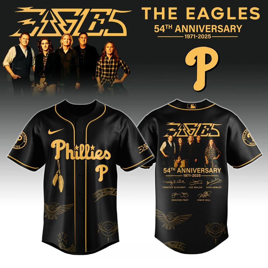Philadelphia Phillies X Eagles Band Music Jersey 2025-1