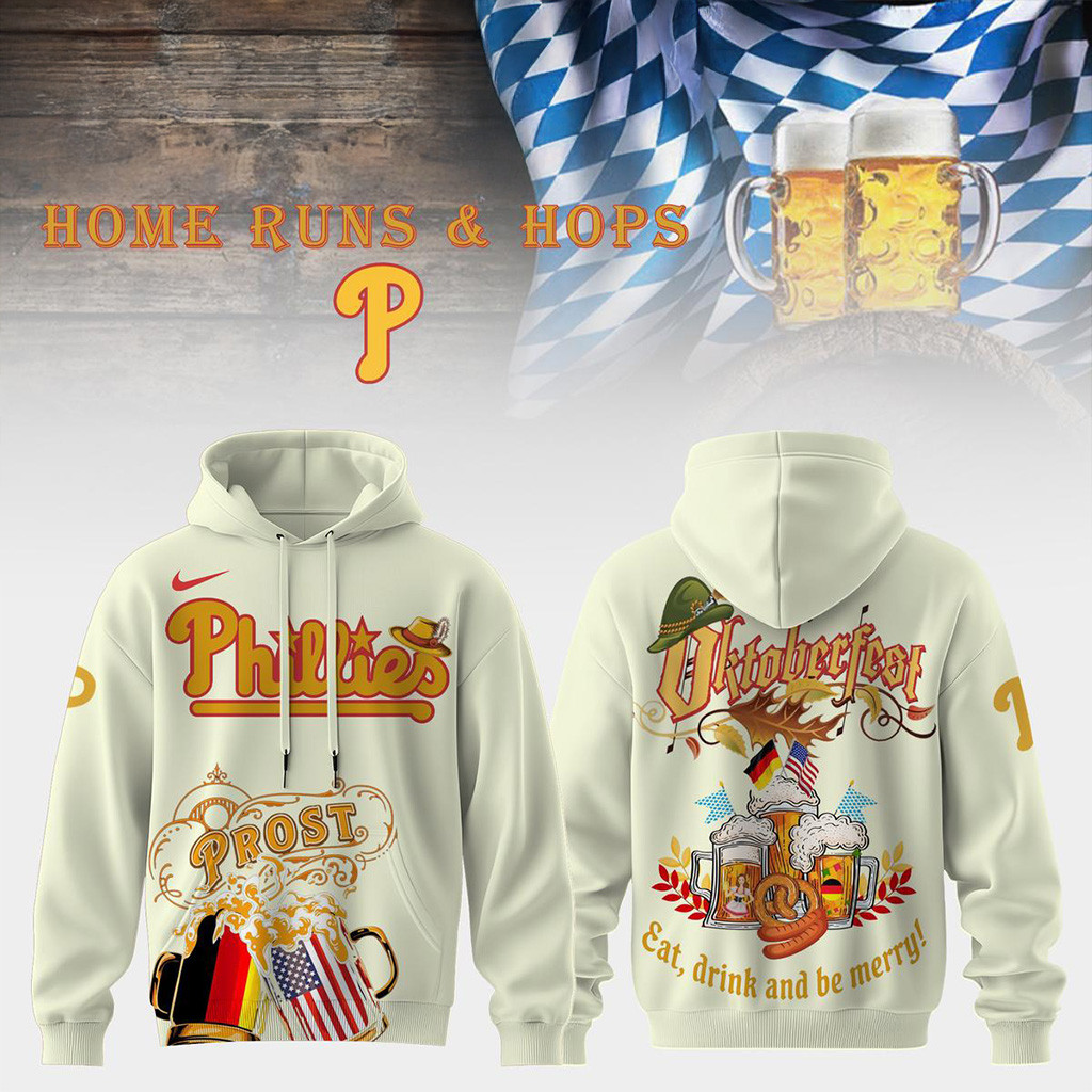 Philadelphia Phillies X Oktoberfest Home Runs Hops Hoodie Philadelphia Phillies Merch-1