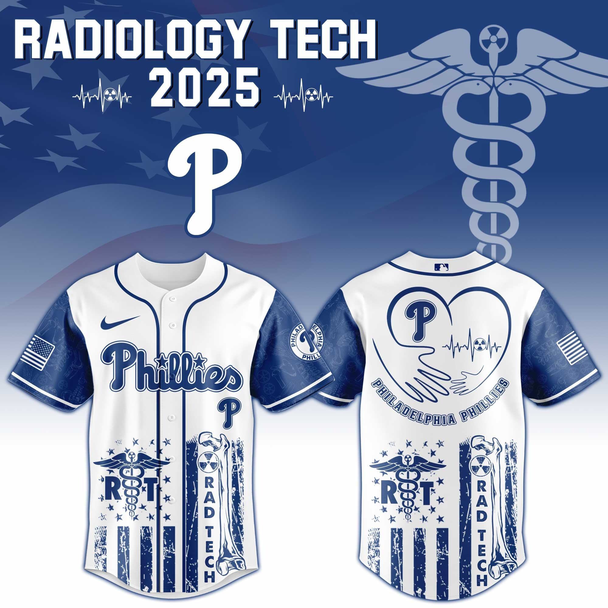 Philadelphia Phillies x Radiology Tech Night Exclusive Design Jersey Philadelphia Phillies Merch-1
