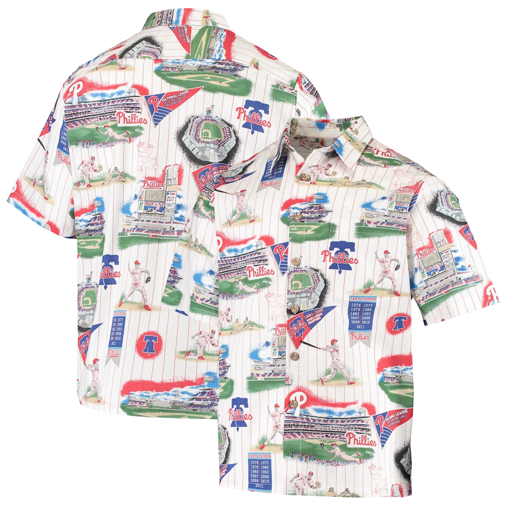 Phillies Hawaiian Shirt Philadelphia Phillies Merch Best Gifts For Baseball Lovers-1 Phillies Hawaiian Shirt Philadelphia Phillies Merch Best Gifts For Baseball Lovers-1
