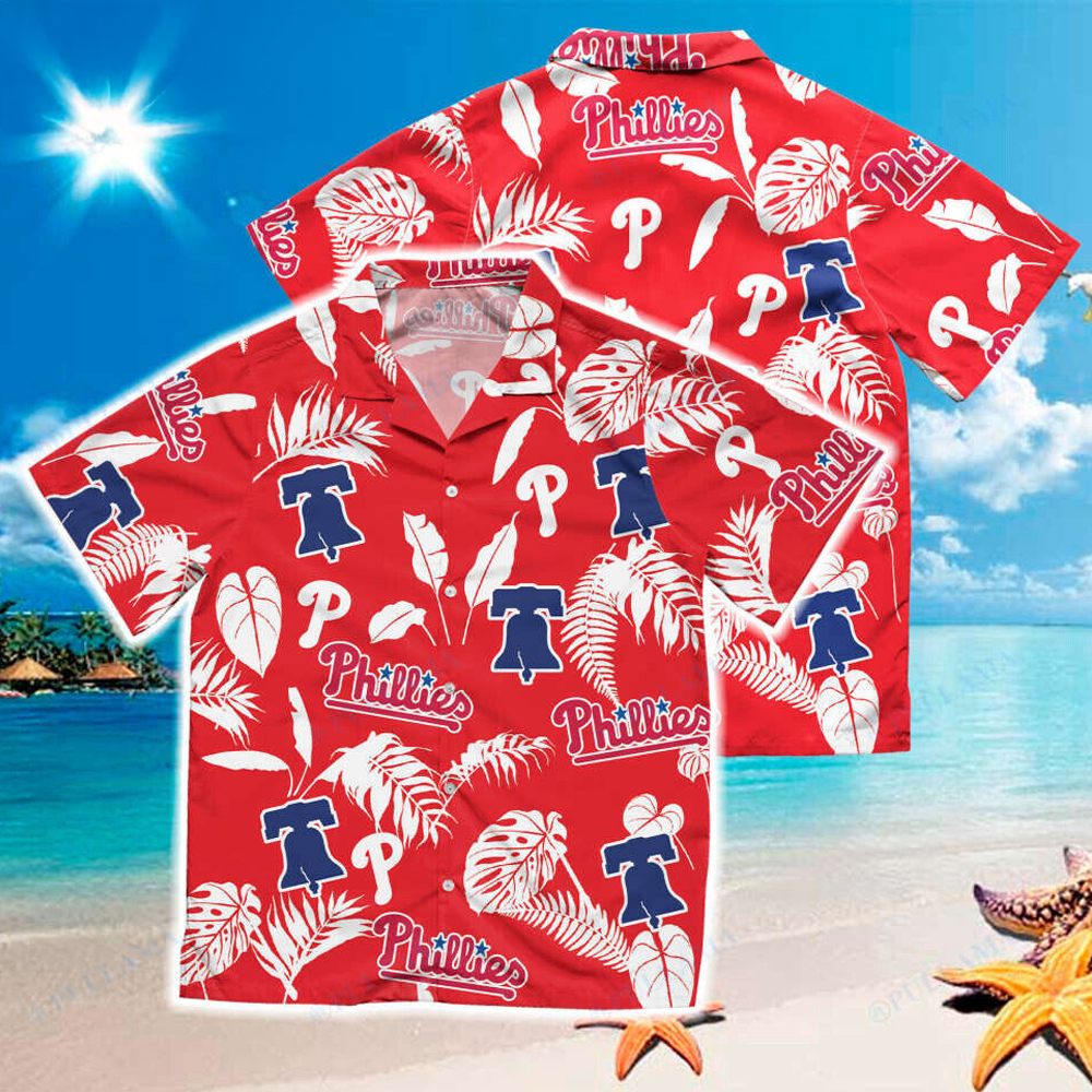 Phillies Hawaiian Shirt Philadelphia Phillies Merch First Fathers Day Gift-1