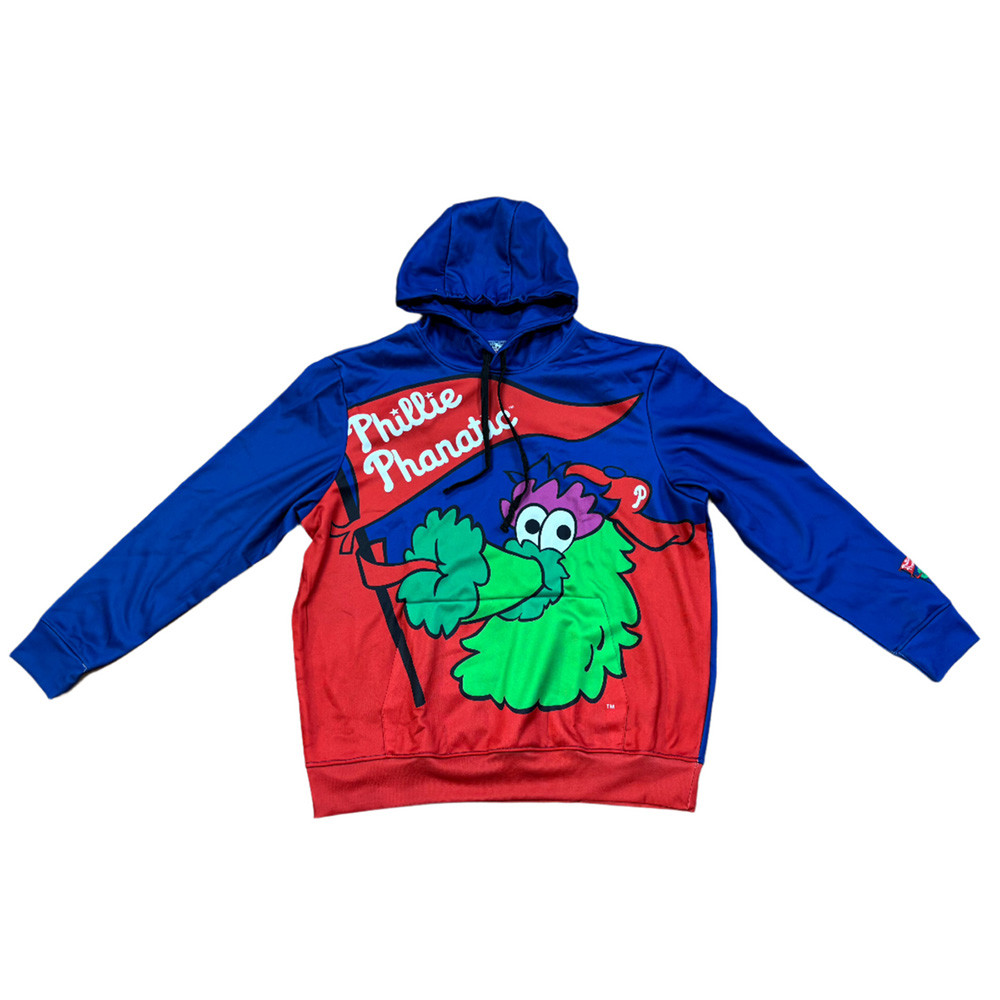 Philly Phanatic Hoodie Philadelphia Phillies Merch Father's Day Gifts For Baseball Dads-1