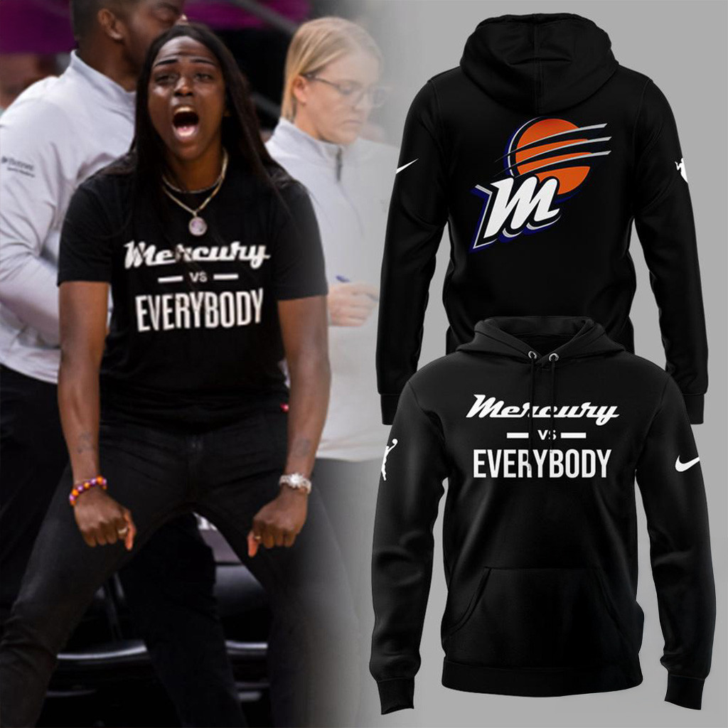 Phoenix Mercury Vs Everybody 2025 Hoodie Fan Merch Gift For Basketball Lover-1