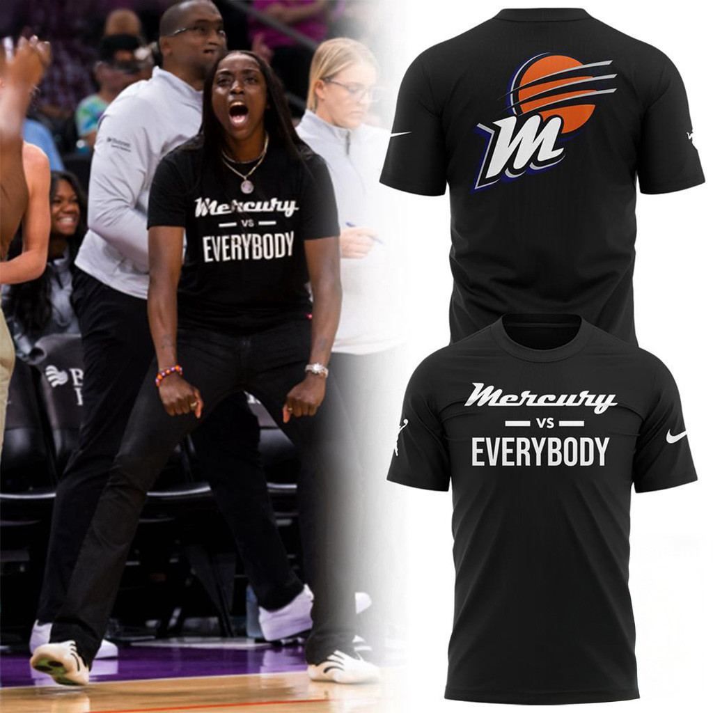 Phoenix Mercury Vs Everybody 2025 Shirt Fan Merch Gift For Basketball Lover-1