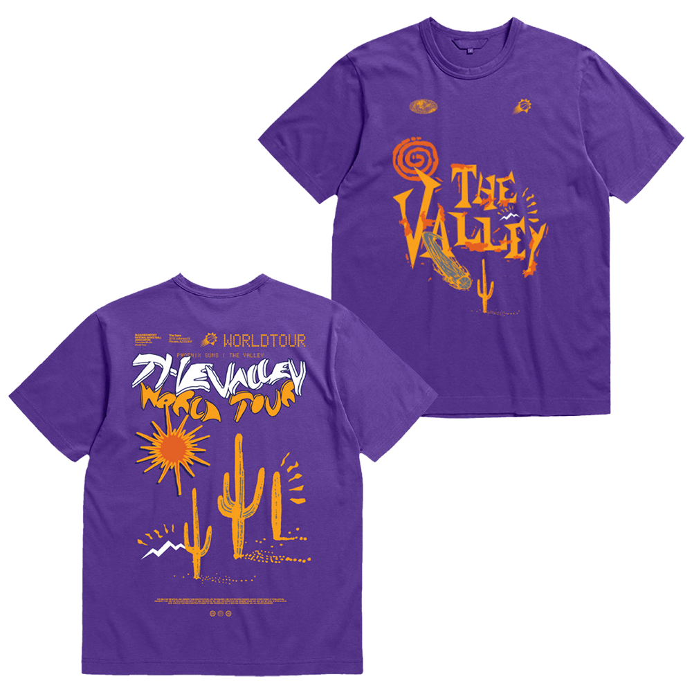 Phoenix Suns The Valley World Tour T-Shirt Suns World Tour Shirt Father In Law Gifts Dad's Day-1