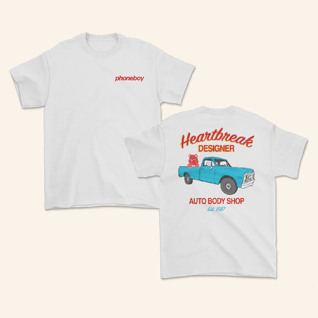 Phoneboy Merch Body Shop White T-Shirt Gifts For Besties-1